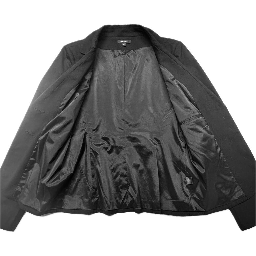 Semantiks Fitted Wool Dressy Holiday Career Work Lined Jacket Black Women 10 - Picture 5 of 10